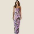 Vestido de Aria con Bordado Floral