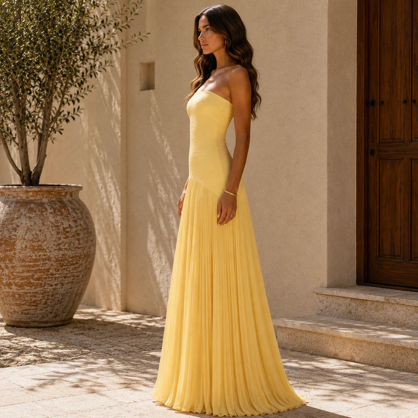 Vestido Aria™ | Elegancia Sofisticada que Estiliza con Delicadeza