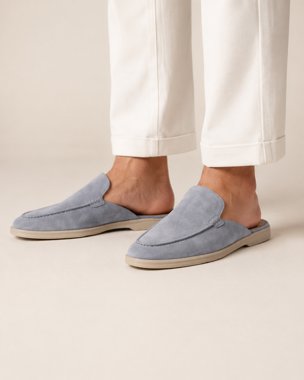 Baby Blue Mocasines - Aria Select