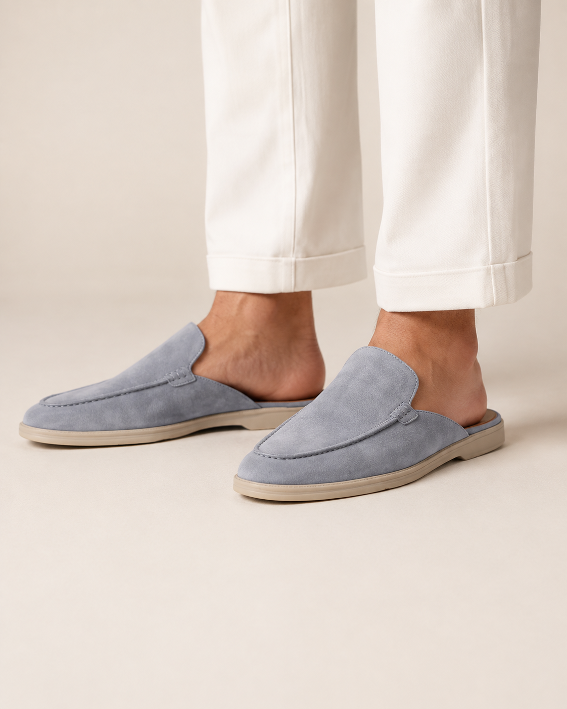 Baby Blue Mocasines - Aria Select