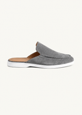 Grey Suède Mocasines - Aria Select