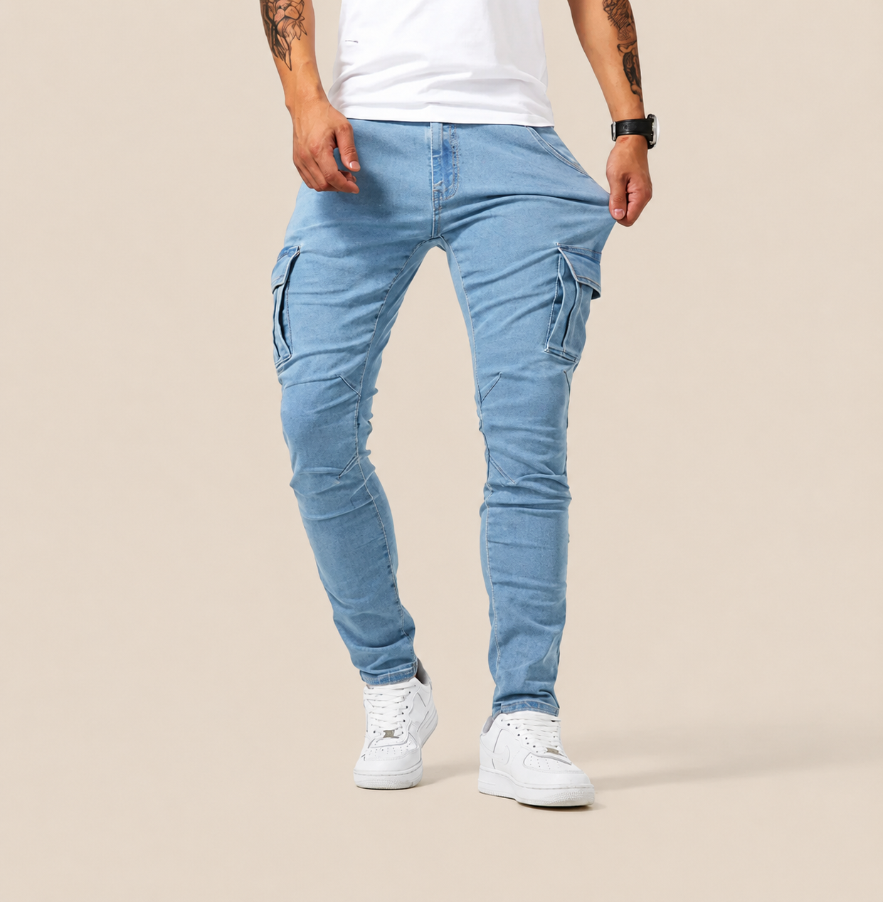 Aria | Vaqueros Cargo Modernos
