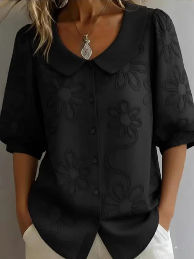 BLUSA DE FLORES ELEGANTE