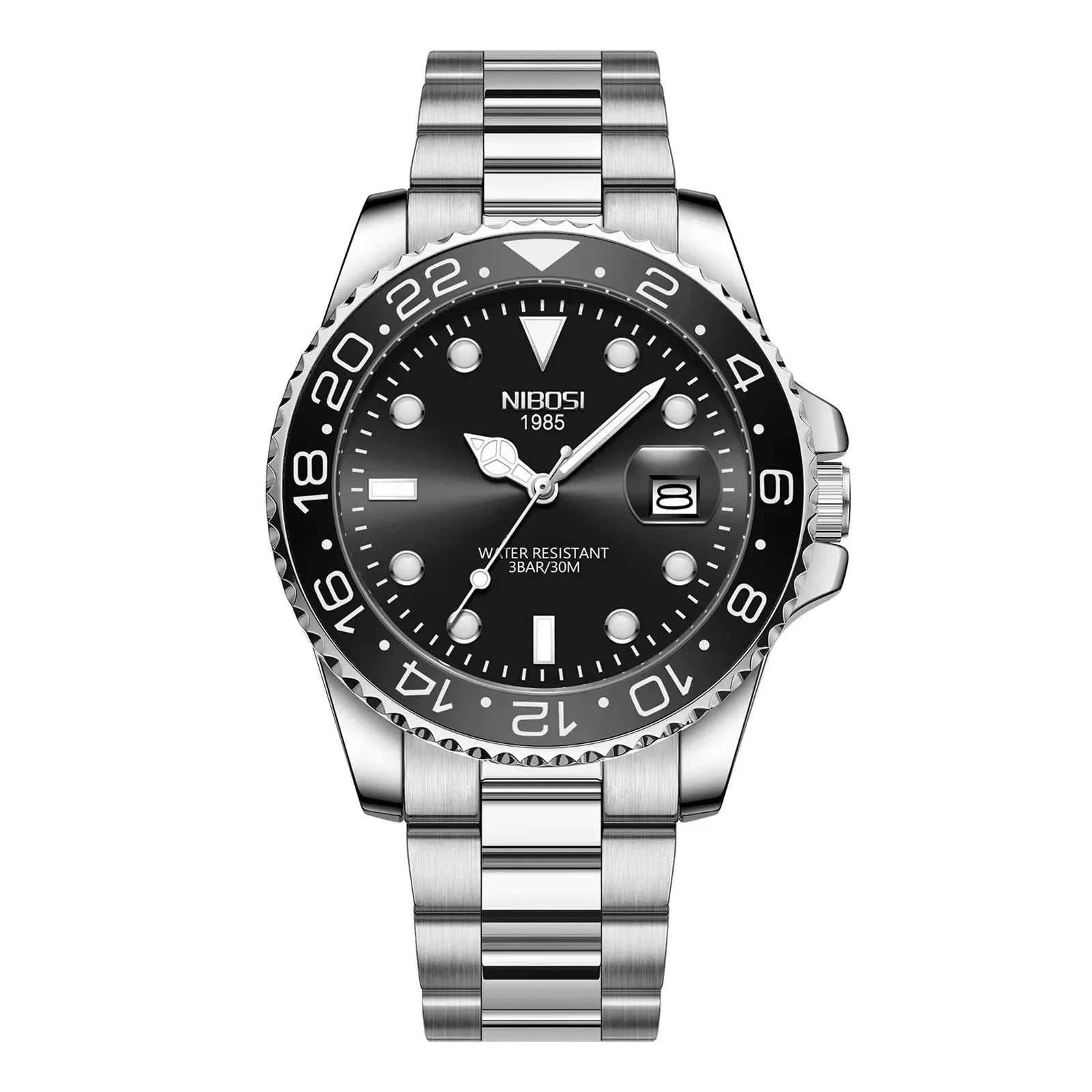 Reloj Aria Navigator - Bisel Giratorio y Acero