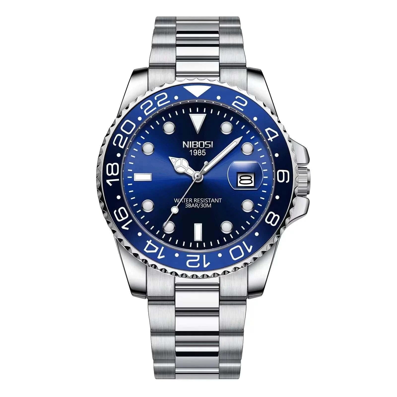 Reloj Aria Navigator - Bisel Giratorio y Acero