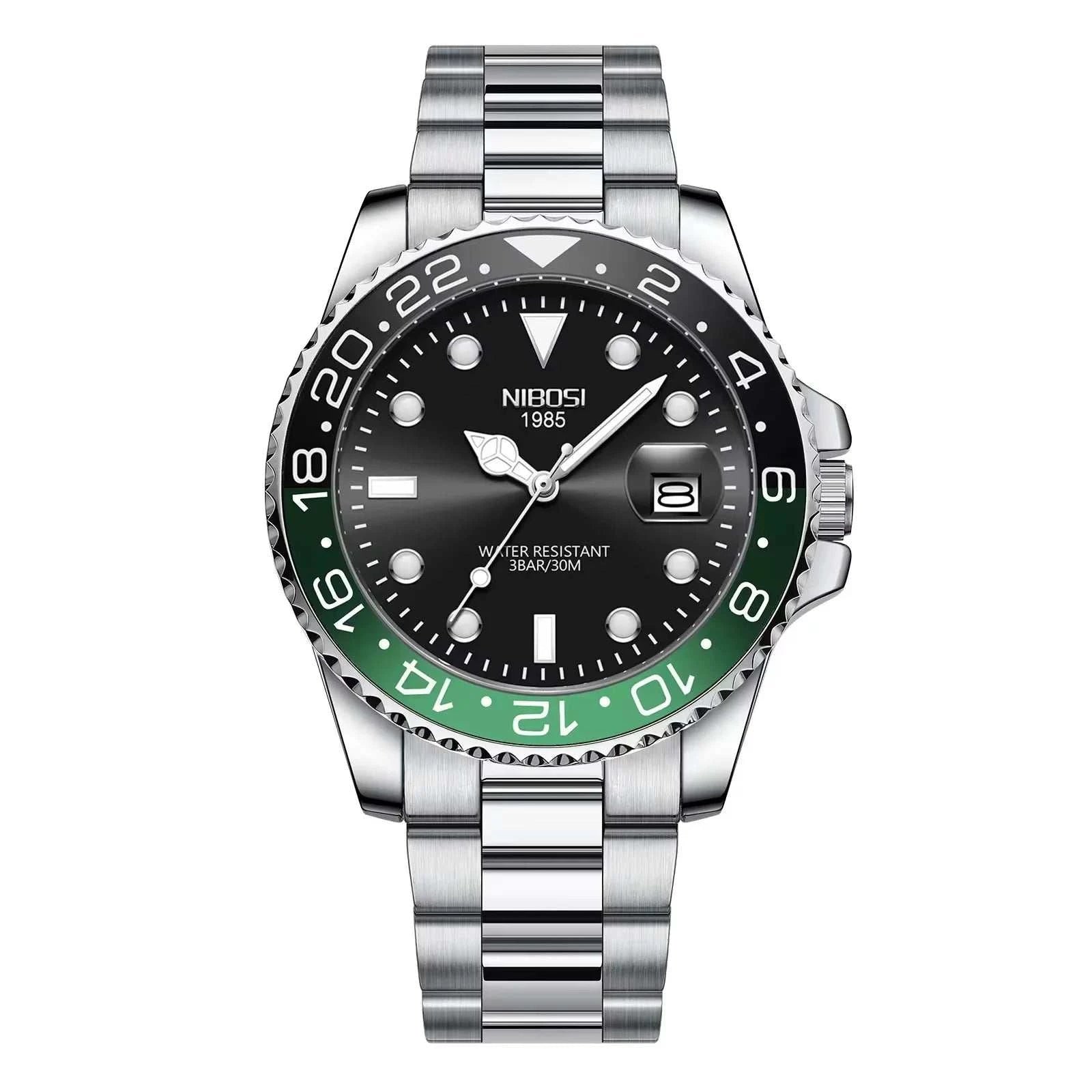 Reloj Aria Navigator - Bisel Giratorio y Acero