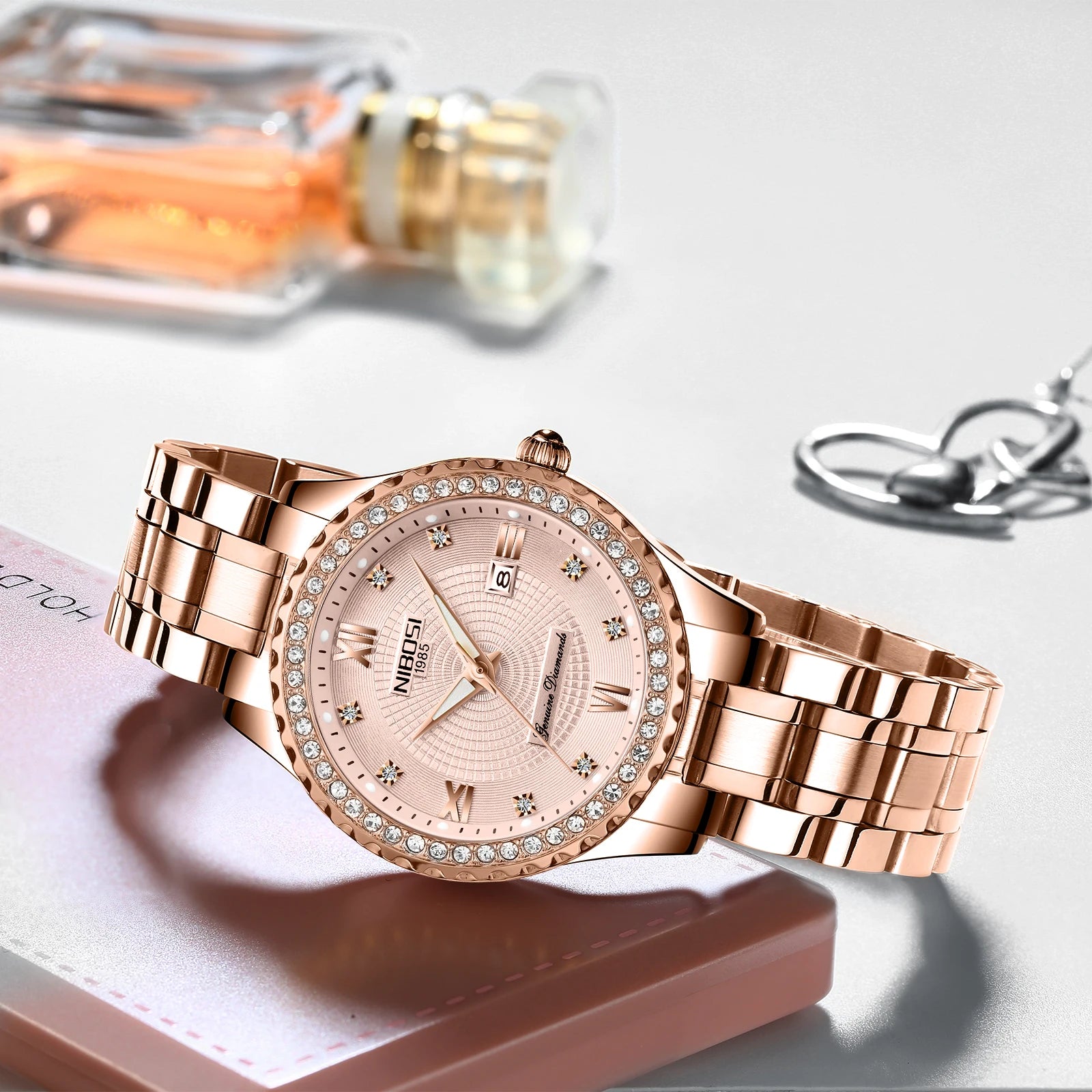 Reloj Diamond Aria Rose Gold - Edición Haute Joaillerie