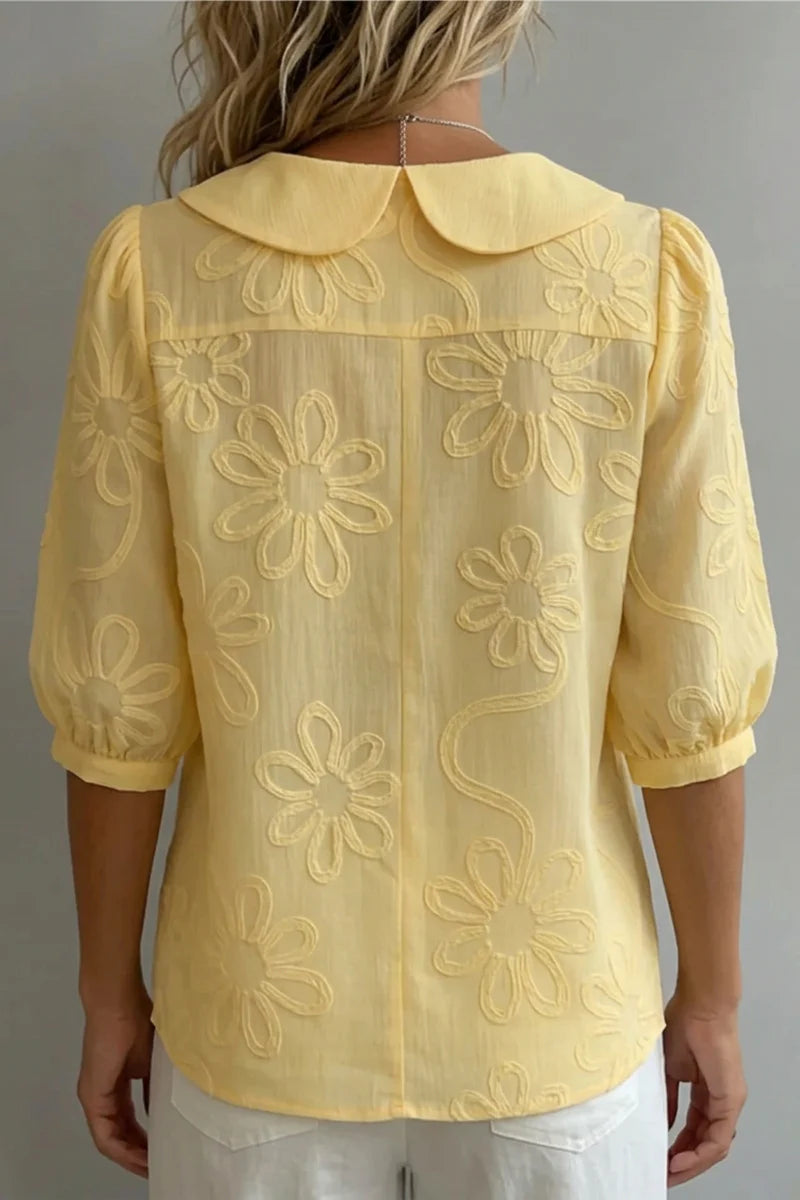 BLUSA DE FLORES ELEGANTE